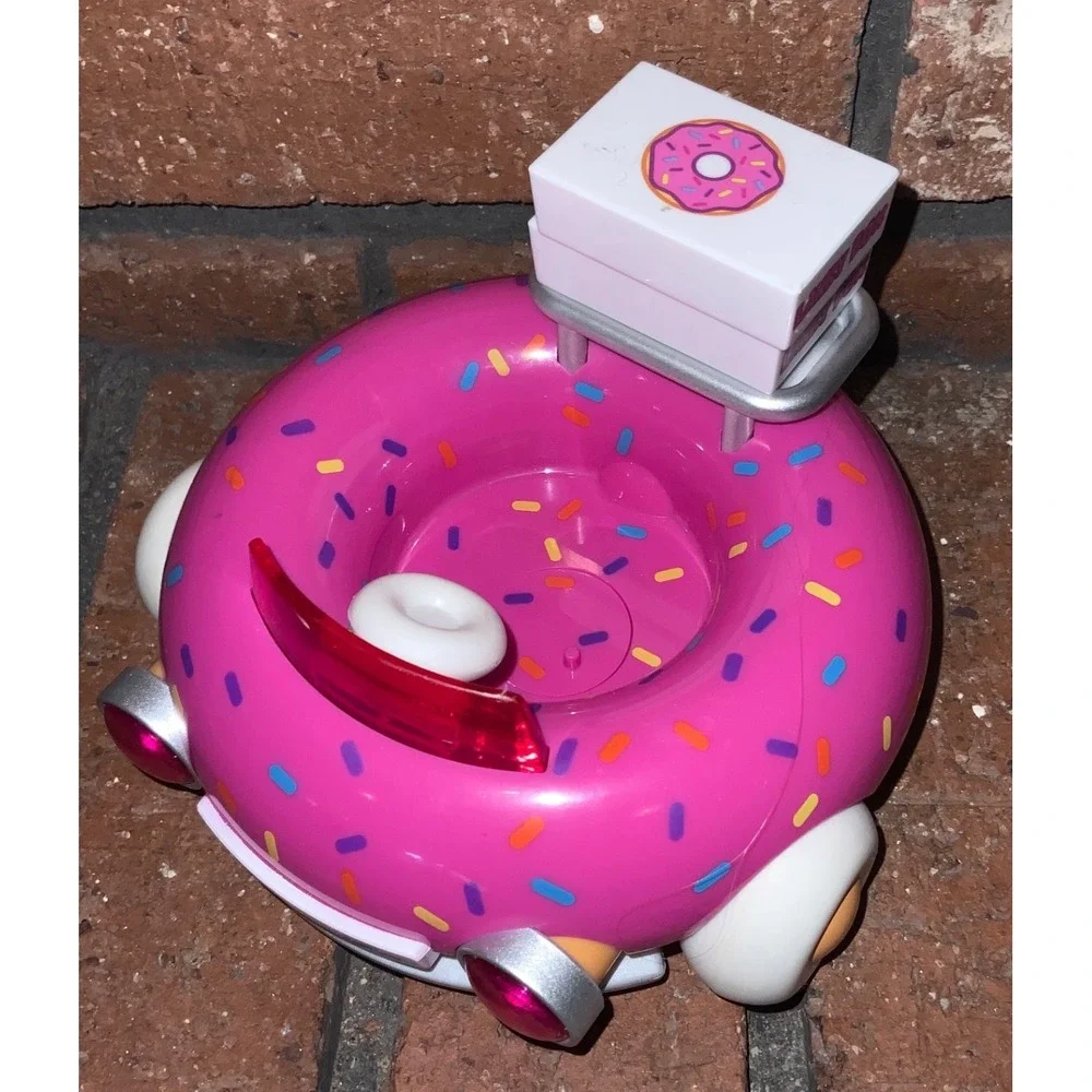 LankyBox Donut Mobile Pink Rolling Toy Vehicle Bonkers Toy Co YouTube Merch